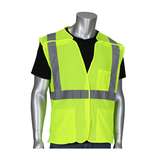 ANSI Type R Class 2 Three Pocket Mesh Breakaway Vest, 50 per Case, Yellow, 2X Large redirect to product page